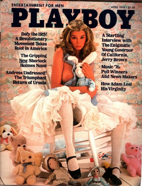 Playboy Magazine, April 1976, Kristine DeBell Cover, Denise Michele Centerfold, 25m-0415