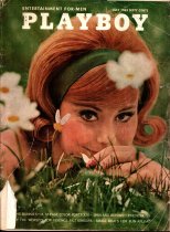Playboy Magazine, July 1963, Judy Newton Cover, Carrie Enwright Centerfold, 25m-0076