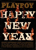 Playboy Magazine, January 1976, Azizi Joharri Cover, Diana House Centerfold, 25m-0079