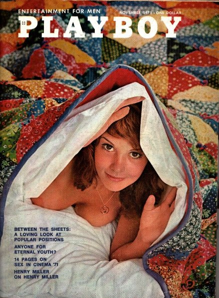 Playboy Magazine, November 1971, Debbie Hanlon Cover, Danielle de Vabre Centerfold, 25m-0080