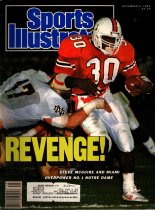 Sports Illustrated Magazine, October 4 1988, Revenge, Miami vs Notre Dame, 25m-0301