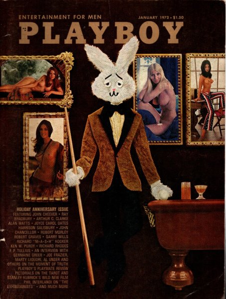 Playboy Magazine, January 1972, Bunny Cover, Marilyn Cole Centerfold, 25m-0092