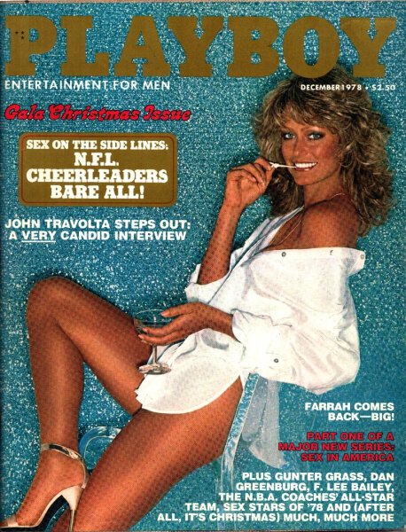 Playboy Magazine, December 1978, Farah Fawcett Cover, Janet Quist Centerfold, 25m-0101