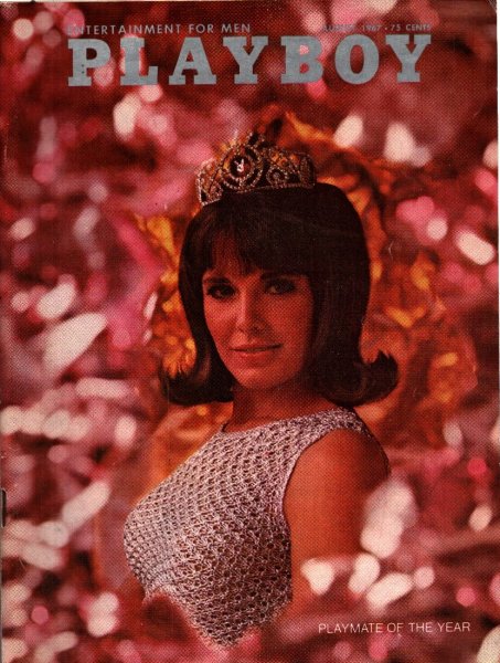 Playboy Magazine, August 1967, Lisa Baker Cover, DeDe Lind Centerfold, 25m-0105