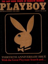 Playboy Magazine, January 1984, Bunny Cover, Penny Baker Centerfold, 25m-0114