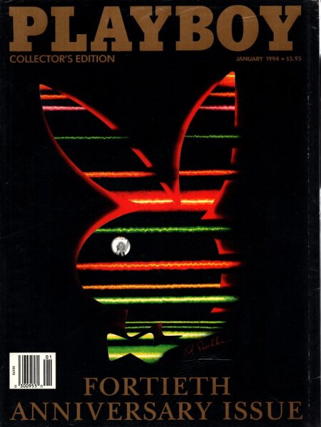 Playboy Magazine, January 1994, Marilyn Monroe Cover, Anne Marie Goddard Centerfold, 25m-0116