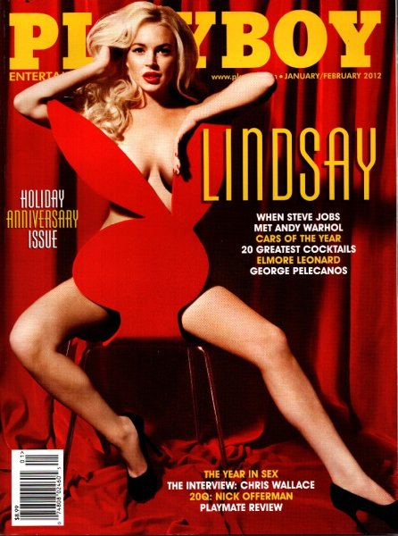 Playboy Magazine, Jan / Feb 2012, Lindsey Cover, Heather Knox Centerfold, 25m-0124