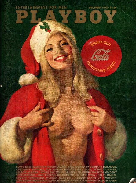 Playboy Magazine, December 1972, Cover, Marcy Rooney Centerfold, 25m-0150