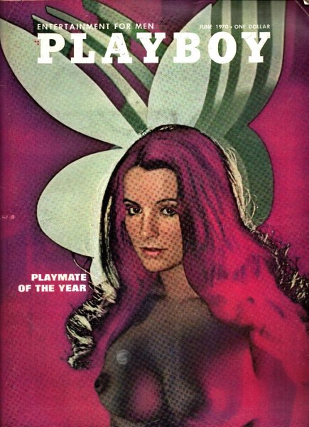 Playboy Magazine, June 1970, Claudia Jennings Cover, Elaine Morton Centerfold, 25m-0171