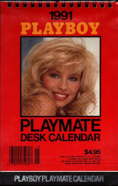 Playboy Desk Calendar, Playmates, 1991, 25m-0195