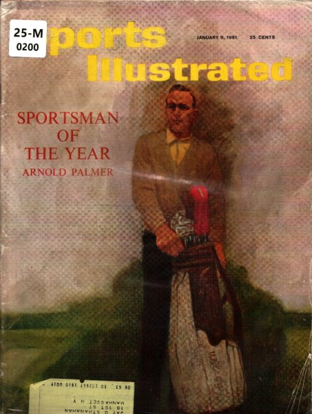Sports Illustrated Magazine, January 9 19 1961, Arnold Palmer, 25m-0200