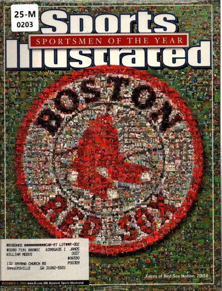 Sports Illustrated Magazine, December 6 2004, Boston Red Sox, 25m-0203