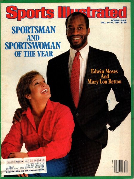 Sports Illustrated Magazine, December 24 - 31 1984, Edwin Moses, Mary Lou Retton, 25m-0206