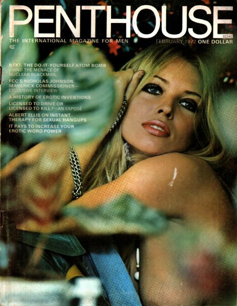 Penthouse Magazine, February 1972, Volume 3, Issue 6, Calore Augustine Centerfold, 25m-0540