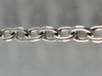 Sterling Silver .925, Necklace, 5.5 mm, Round Link, 18 Inch, Rhodium Coated, TU-SN-3