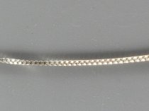 Sterling Silver .925, Necklace, Octavia Box Link, 18 Inch, Snow Flake Pendent, TU-SNP-6