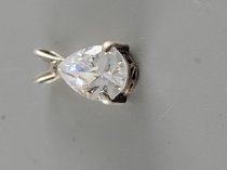 Sterling Silver .925, Pendent, CZ Stone, TU-1312