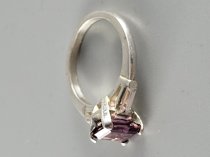Sterling Silver .925, Ring, 5.75 Size, Mystic Topaz Stone, TU-1326