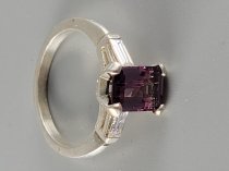 Sterling Silver .925, Ring, 5.75 Size, Mystic Topaz Stone, TU-1326