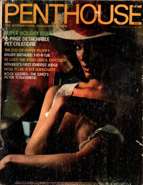 Penthouse Magazine, December 1974, Volume 6, Issue 4, Cathy Green Centerfold, 26M-0006