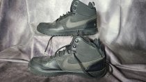 Nike, Court Borough Mid Winter Triple Black, Size 14, AA0547-002, Shoe-137