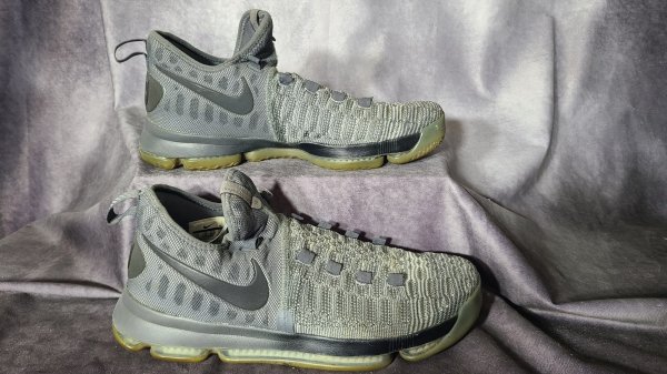 Nike, KD 9 Battle Grey , Size 14, 843392-002, Shoe-145