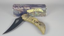 Locking Blade Knife, Eagle Eye Knives, Camo Color, With Belt Clip, 25-0017