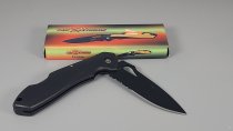 Locking Blade Knife, Tac Extreme Knives, Black / Yellow Color, 25-0020